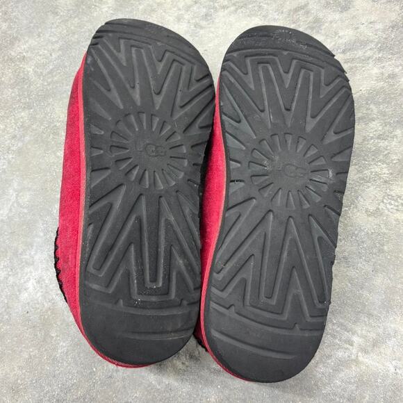 Ugg Tasman US Men’s 11 Red Suede Ankle Slip on Loafers Slippers - Picture 6 of 8